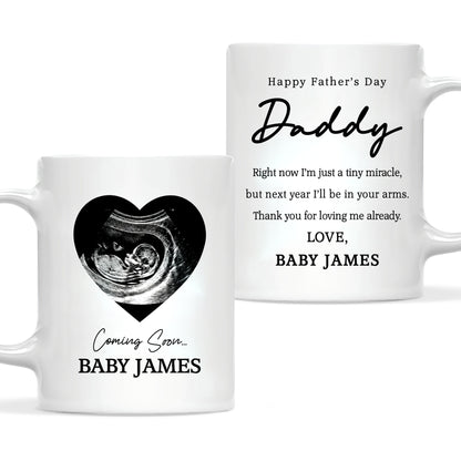 Happy Father’s Day Daddy Mug – Personalized Coffee Cup Gift