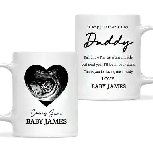Happy Father’s Day Daddy Mug – Personalized Coffee Cup Gift