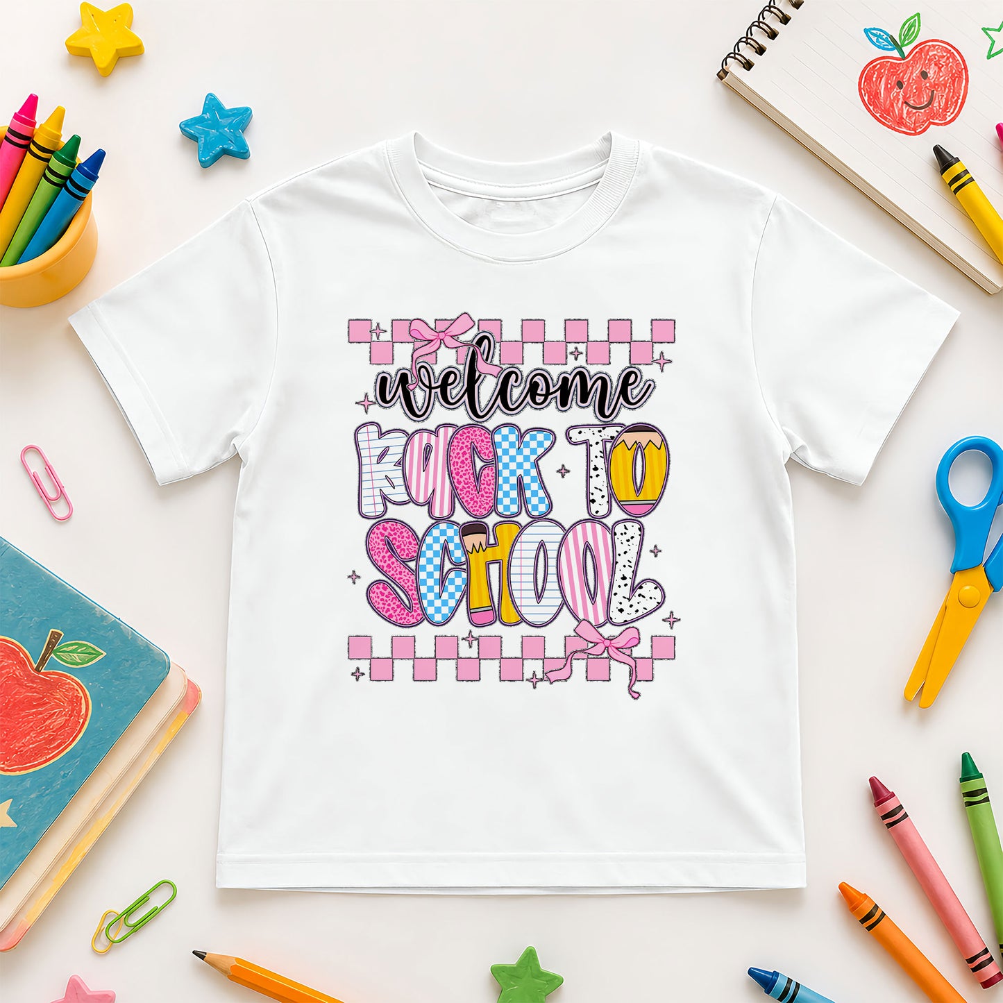 Personalized Welcome Back to School Teacher Student Shirt, Custom Name Back to School T-Shirt, First Day of School Gift Tee