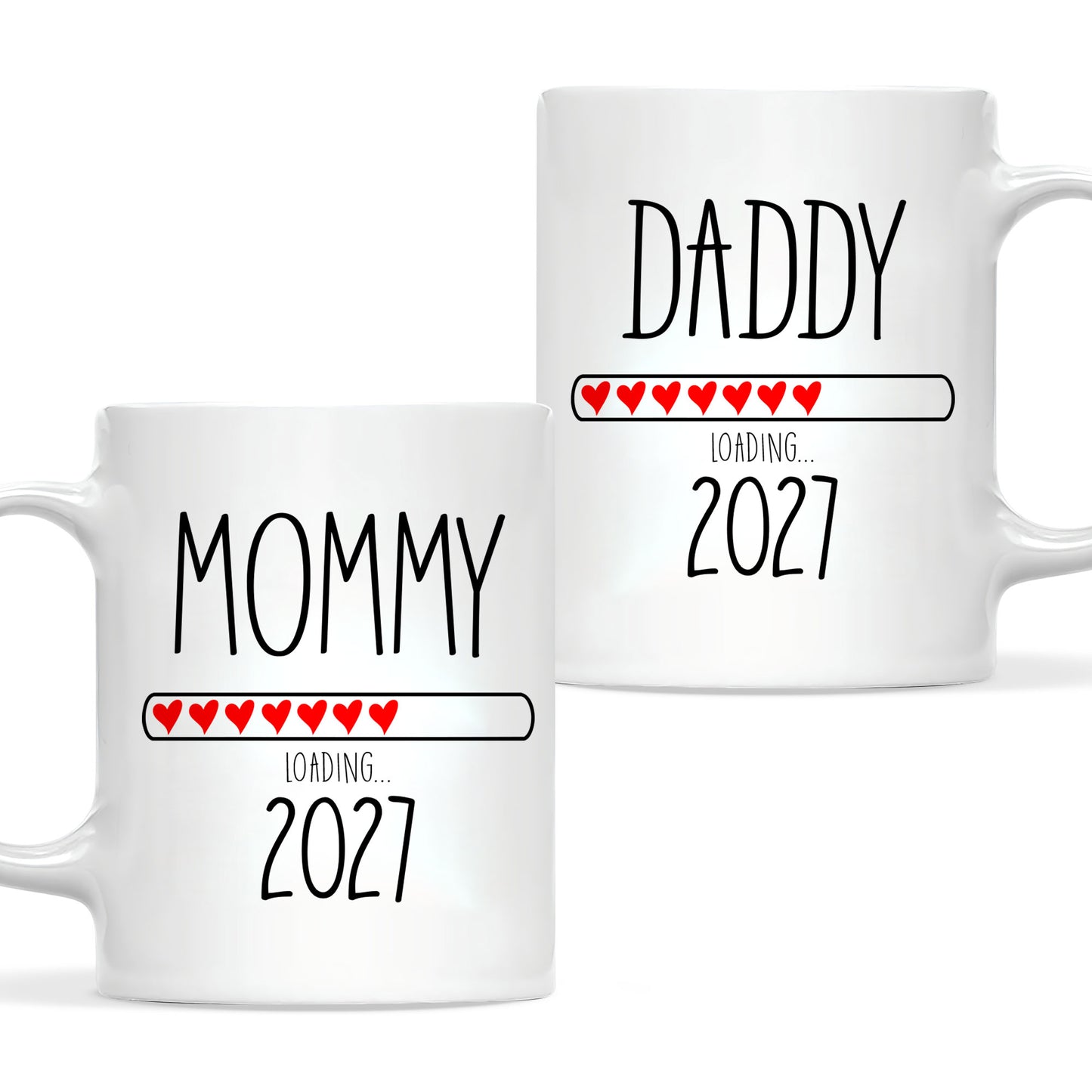 Daddy Loading 2027 Mug – Personalized Coffee Cup Gift