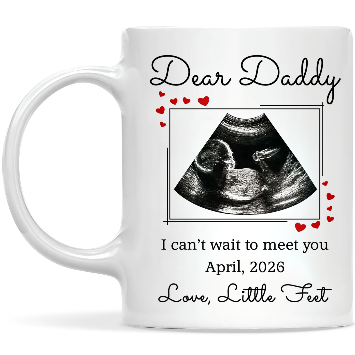 Personalized Daddy Mug – Custom Photo Coffee Mug Gift for Dad
