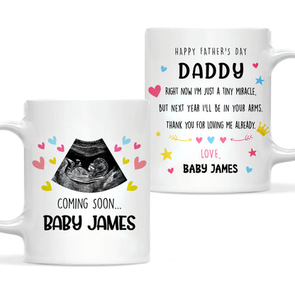 Happy Father’s Day Daddy Mug – Personalized Coffee Cup Gift