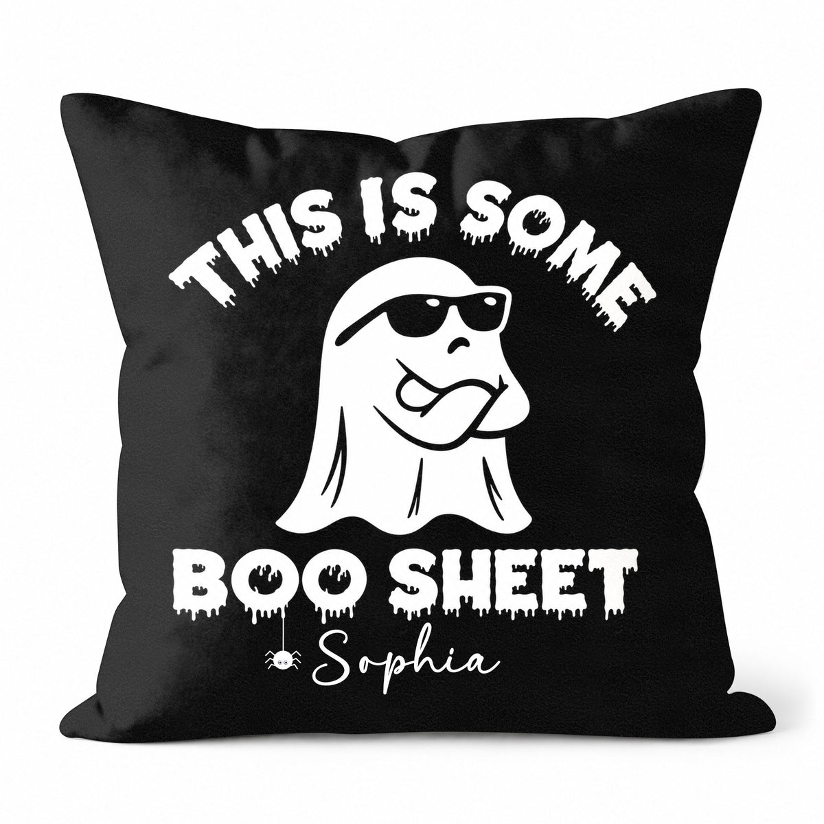 Personalized Halloween Ghost Pillow, This Is Some Boo Sheet Ghost Cushion, Cute Halloween Home Decor, Halloween Gif