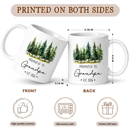 Personalized Grandma Grandpa Mug Set – Matching Coffee Mug Gift