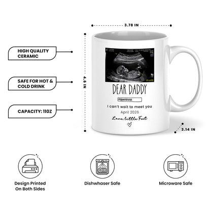 Personalized Daddy Mug – Custom Photo Coffee Mug Gift for Dad