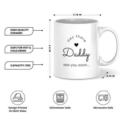 Personalized Daddy Mug – Custom Coffee Mug Gift for Dad