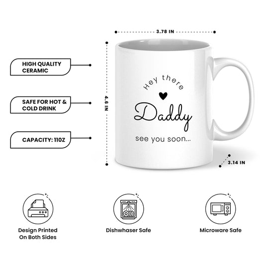 Personalized Daddy Mug – Custom Coffee Mug Gift for Dad