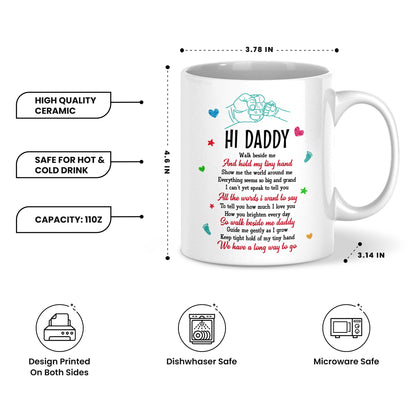 Personalized Daddy Mug – Custom Father’s Day Coffee Mug Gift