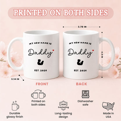 Personalized Mommy and Daddy Mug Set – Matching Coffee Mug Gift
