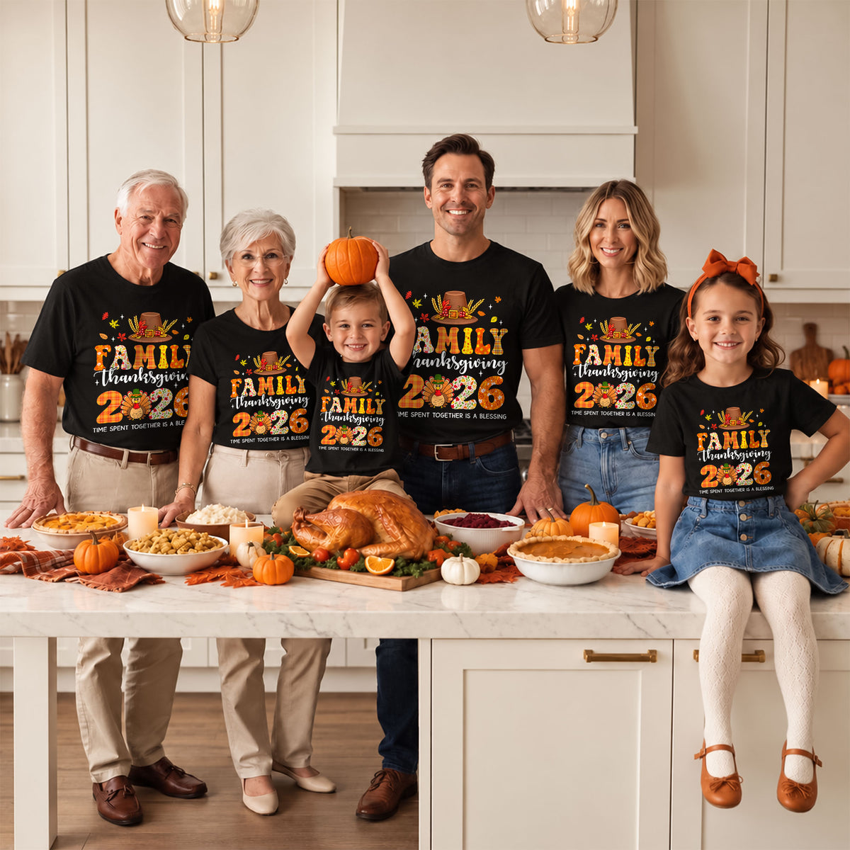 Personalized Family Thanksgiving Sweatshirt, Custom Family Name Shirt, Thanksgiving Dinner Gift For Family