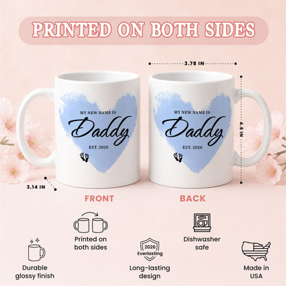Personalized Mommy and Daddy Mug Set – Matching Coffee Mug Gift