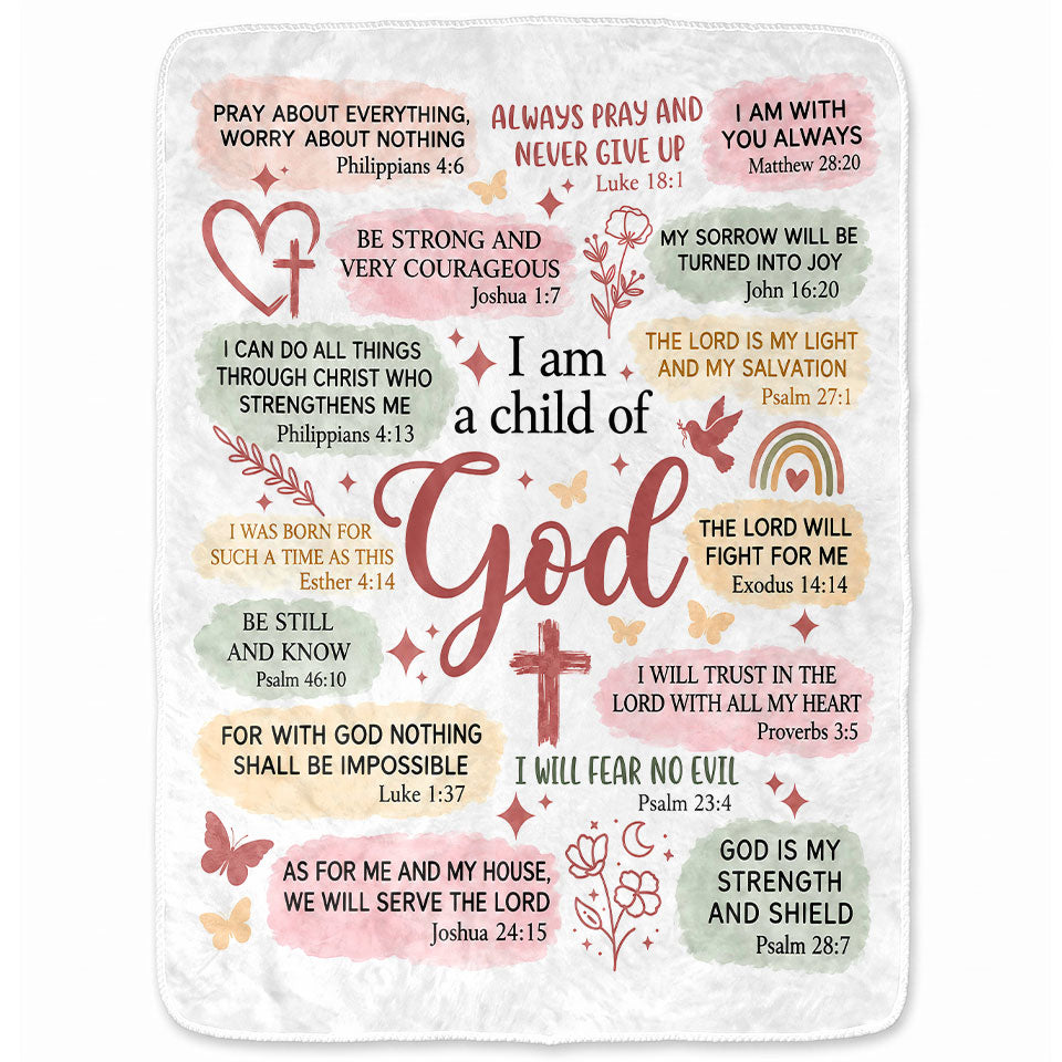 Thanksgiving Jesus Christian Fall Tree Blanket, Religious Fleece & Sherpa Throw, Faith Gift for Adults, Friends