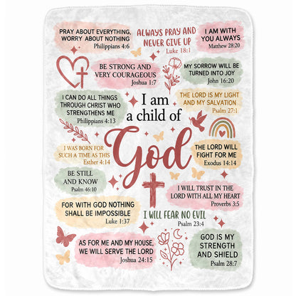 Thanksgiving Jesus Christian Fall Tree Blanket, Religious Fleece & Sherpa Throw, Faith Gift for Adults, Friends