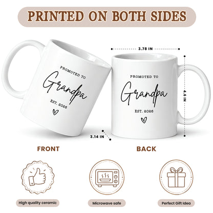 Personalized Grandma Grandpa Mug Set – Matching Coffee Mug Gift