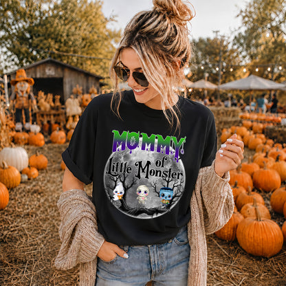 Personalized Halloween Family Shirt, Custom Characters & Names T-Shirt, Family Halloween Outfit, Cute Monster Design