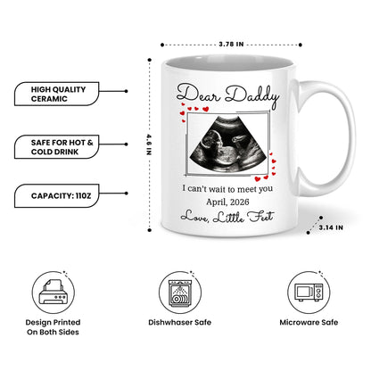 Personalized Daddy Mug – Custom Photo Coffee Mug Gift for Dad