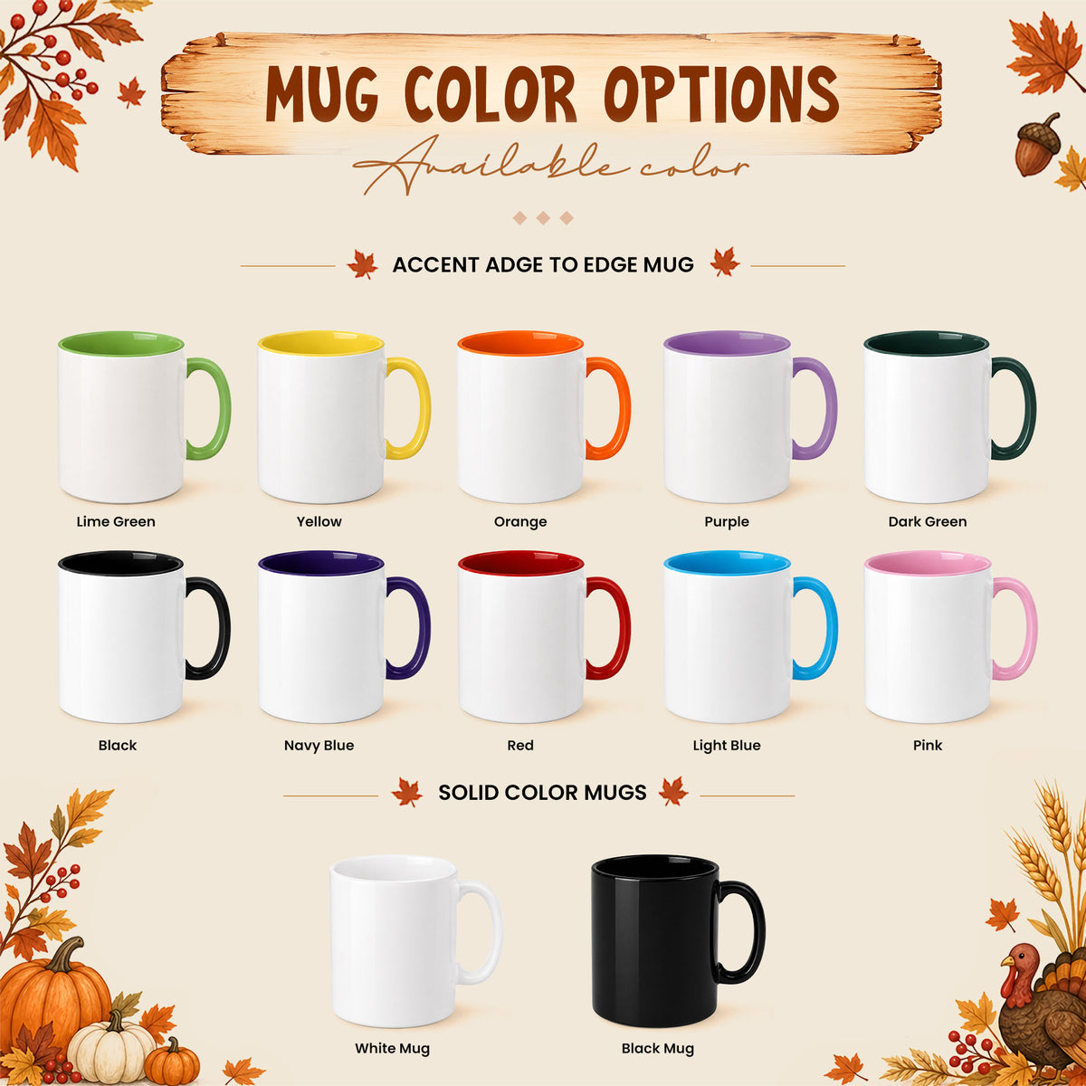 Personalized Grandma’s Garden Mug, Custom Grandkids, Thanksgiving Autumn Gift For Grandma
