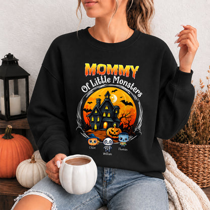 Personalized Halloween Family Shirt, Custom Characters & Names T-Shirt, Family Halloween Outfit, Cute Monster Design