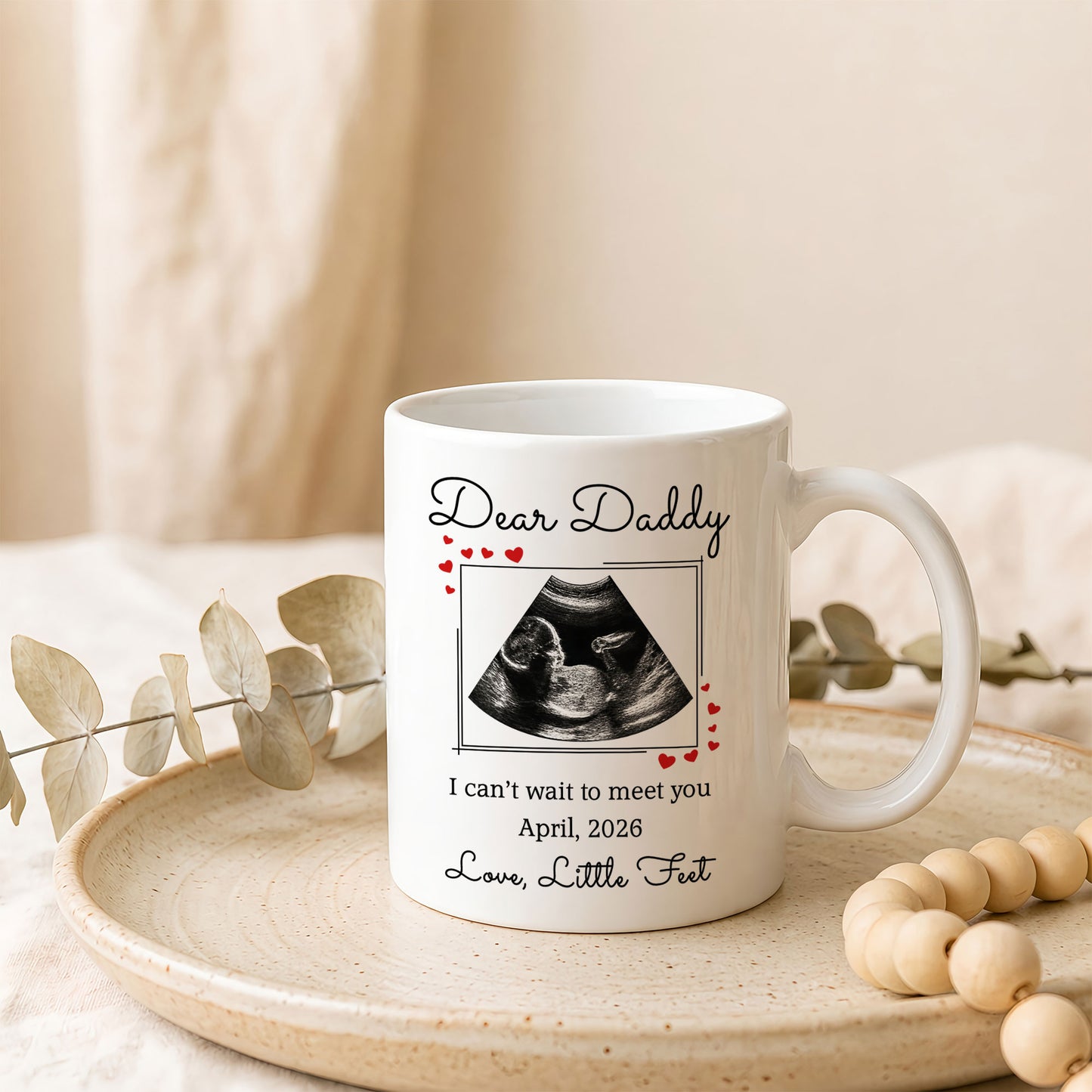 Personalized Daddy Mug – Custom Photo Coffee Mug Gift for Dad