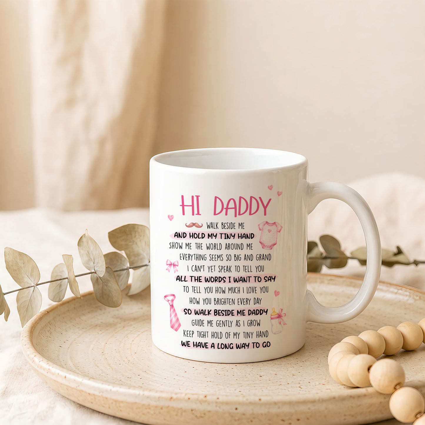 Personalized Daddy Mug – Custom Father’s Day Coffee Mug Gift
