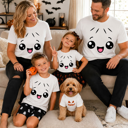 Personalized Squishy Dumpling Halloween Costume Shirt, Kawaii Spooky Dumpling Graphic Tee Gift For Family & Kids