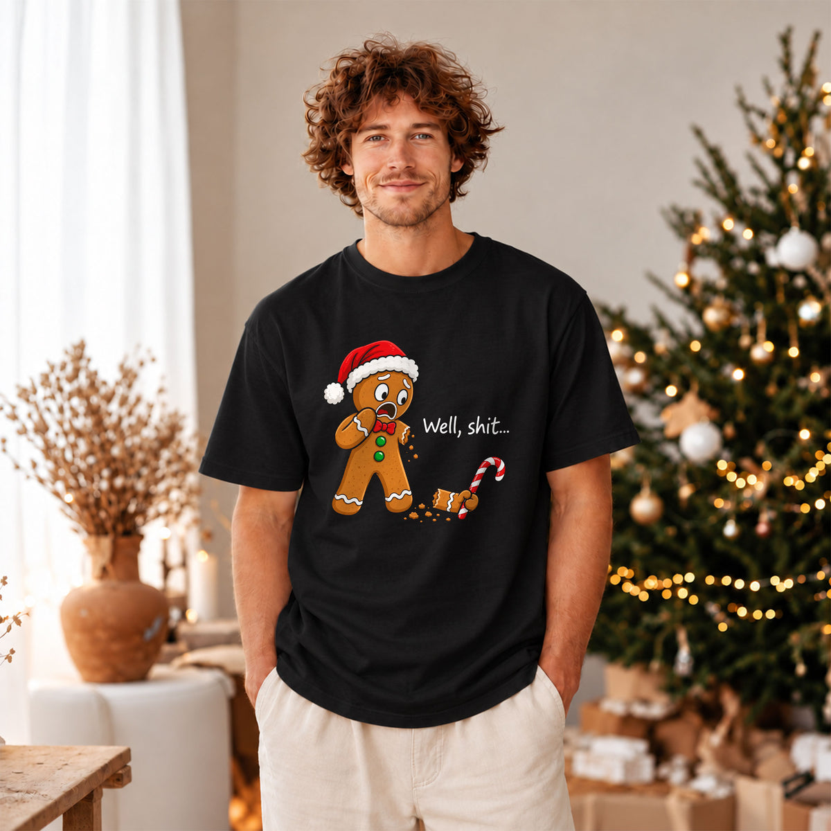 Gingerbread Christmas Sweatshirt, Funny Christmas Shirt Christmas Gift
