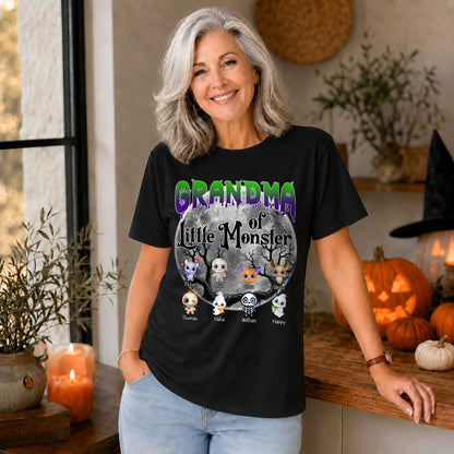 Personalized Halloween Family Shirt, Custom Characters & Names T-Shirt, Family Halloween Outfit, Cute Monster Design