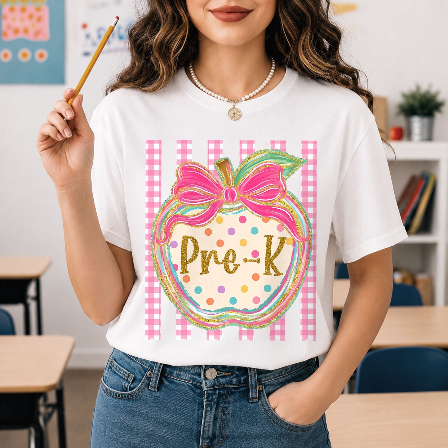 Personalized Striped Back to School Shirt for Kids Teachers – Custom Name & Grade Tee for Pre-K to 8th Grade Students, First Day Outfit