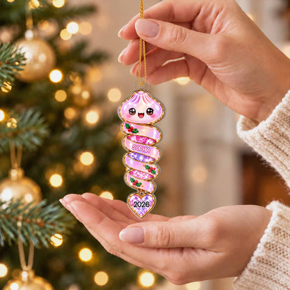 Personalized Custom Shape Acrylic Ornament - Custom Name Squishy Ornament - Christmas Gift For Kids