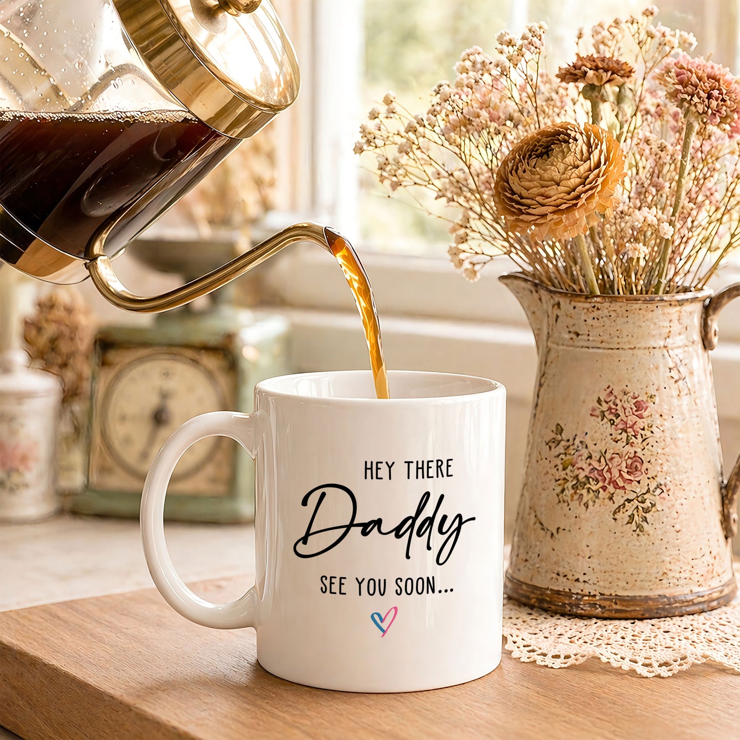Personalized Daddy Mug – Custom Coffee Mug Gift for Dad