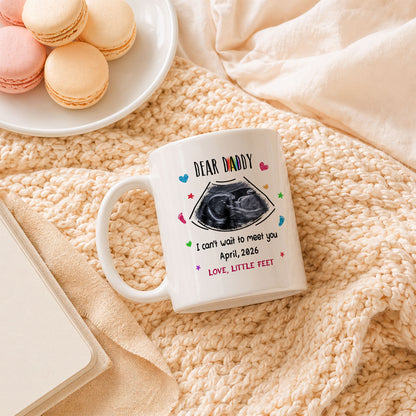 Personalized Daddy Mug – Custom Photo Coffee Mug Gift for Dad