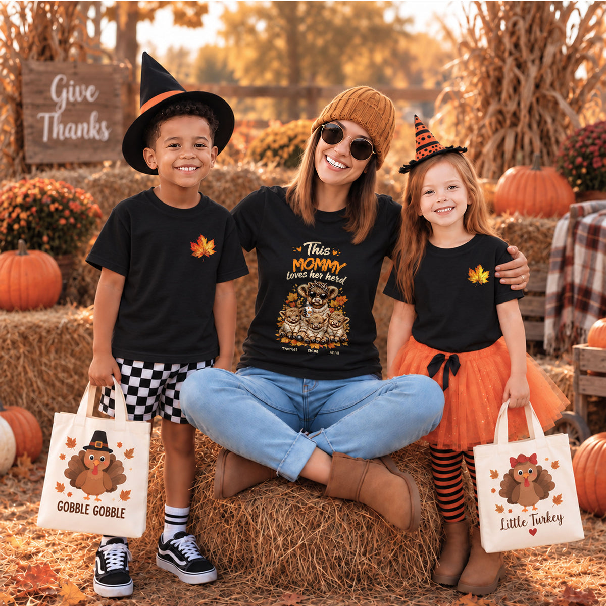 Personalized Grandma Sweatshirt, Custom Grandma Highland Cow with Grandkids Names Gift For Family