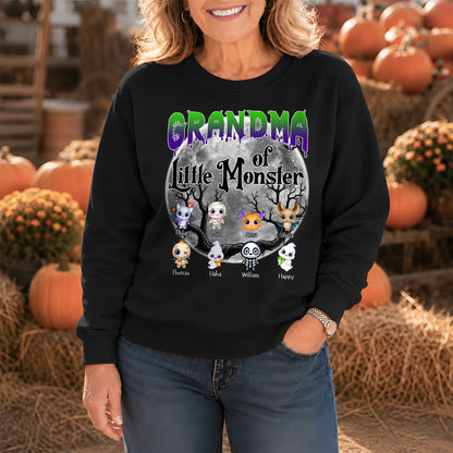 Personalized Halloween Family Shirt, Custom Characters & Names T-Shirt, Family Halloween Outfit, Cute Monster Design