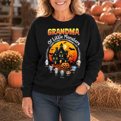 Personalized Halloween Family Shirt, Custom Characters & Names T-Shirt, Family Halloween Outfit, Cute Monster Design