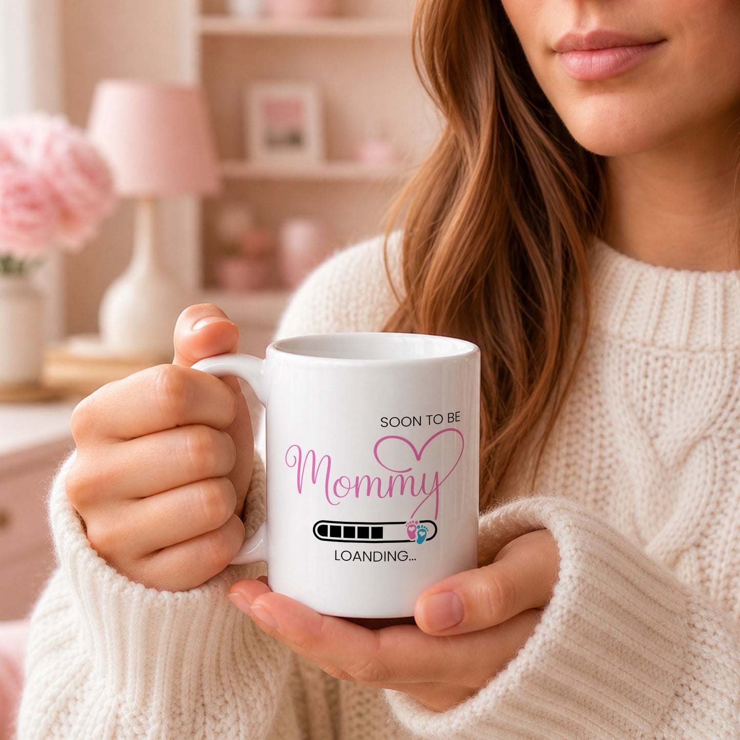 Personalized Mommy Daddy Mug Set – Matching Couple Coffee Mugs for New Parents