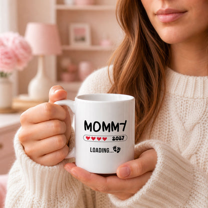Daddy Loading 2027 Mug – Personalized Coffee Cup Gift