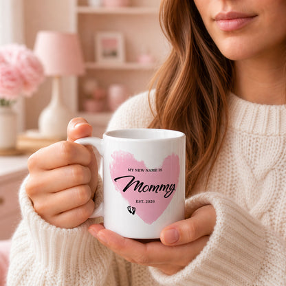 Personalized Mommy and Daddy Mug Set – Matching Coffee Mug Gift