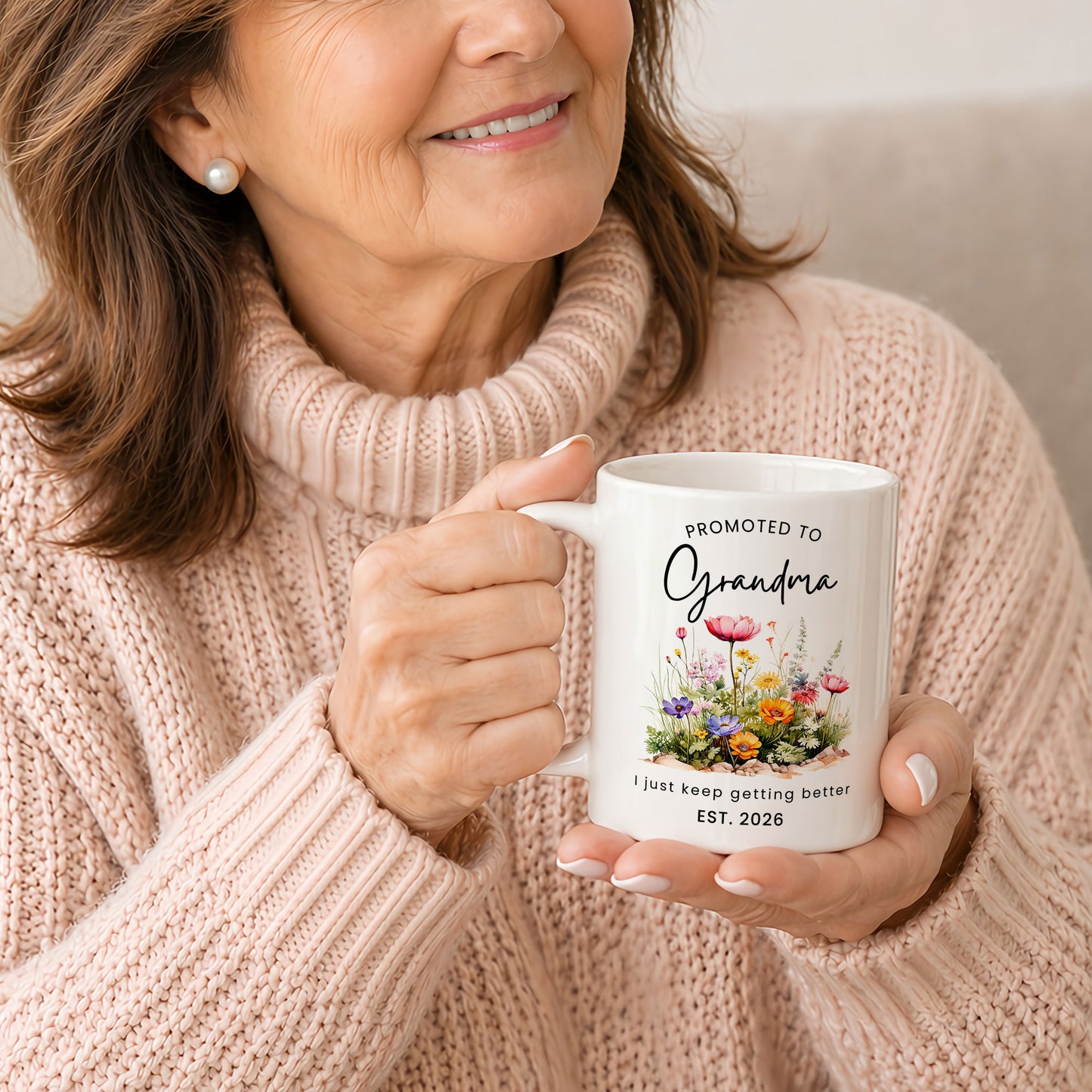 World’s Best Grandma Grandpa Mug Set – Personalized Coffee Cups