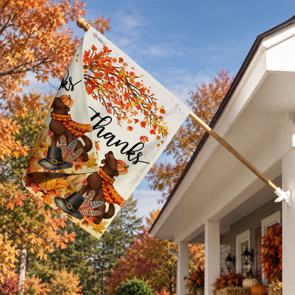 Hello Fall Garden Flag, Welcome Truck Happy Fall Ya'll Floral Pumpkin Outdoor Decor Gift For Family