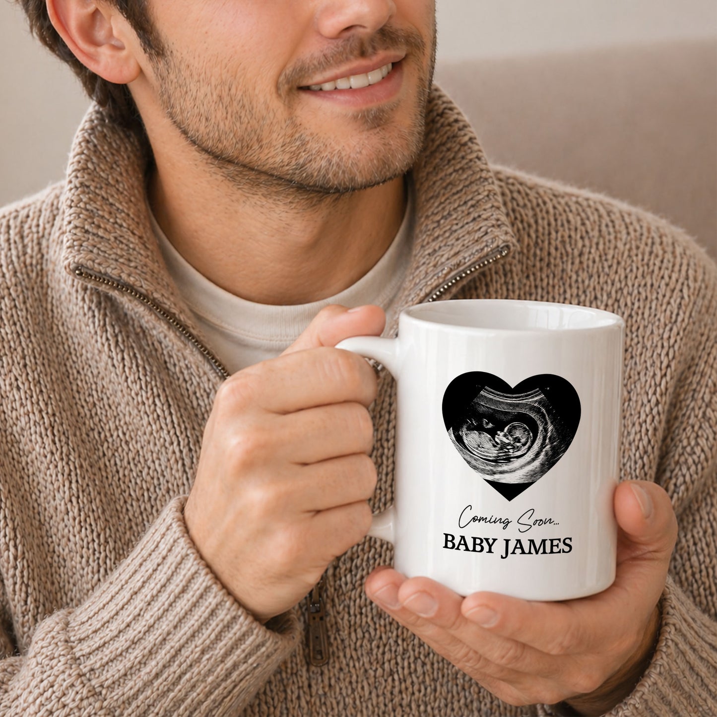 Happy Father’s Day Daddy Mug – Personalized Coffee Cup Gift