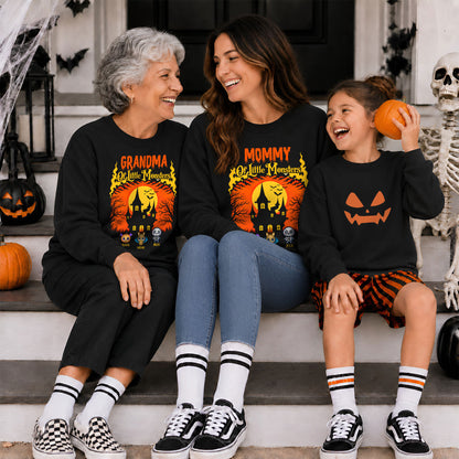 Personalized Halloween Family Shirt, Custom Characters & Names T-Shirt, Family Halloween Outfit, Cute Monster Design