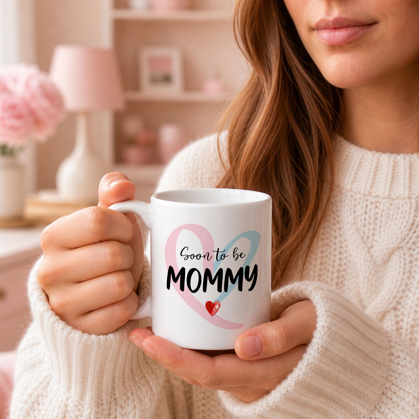 Personalized Mommy Daddy Mug Set – Matching Couple Coffee Mugs for New Parents