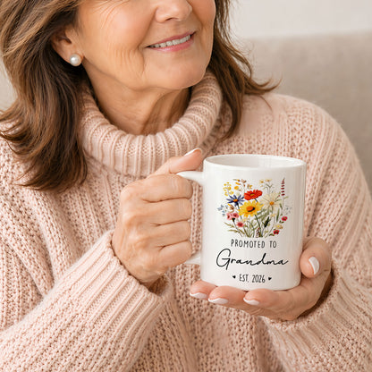 Personalized Grandma Grandpa Mug Set – Matching Coffee Mug Gift