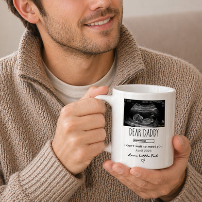 Personalized Daddy Mug – Custom Photo Coffee Mug Gift for Dad