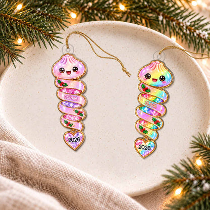 Personalized Custom Shape Acrylic Ornament - Custom Name Squishy Ornament - Christmas Gift For Kids