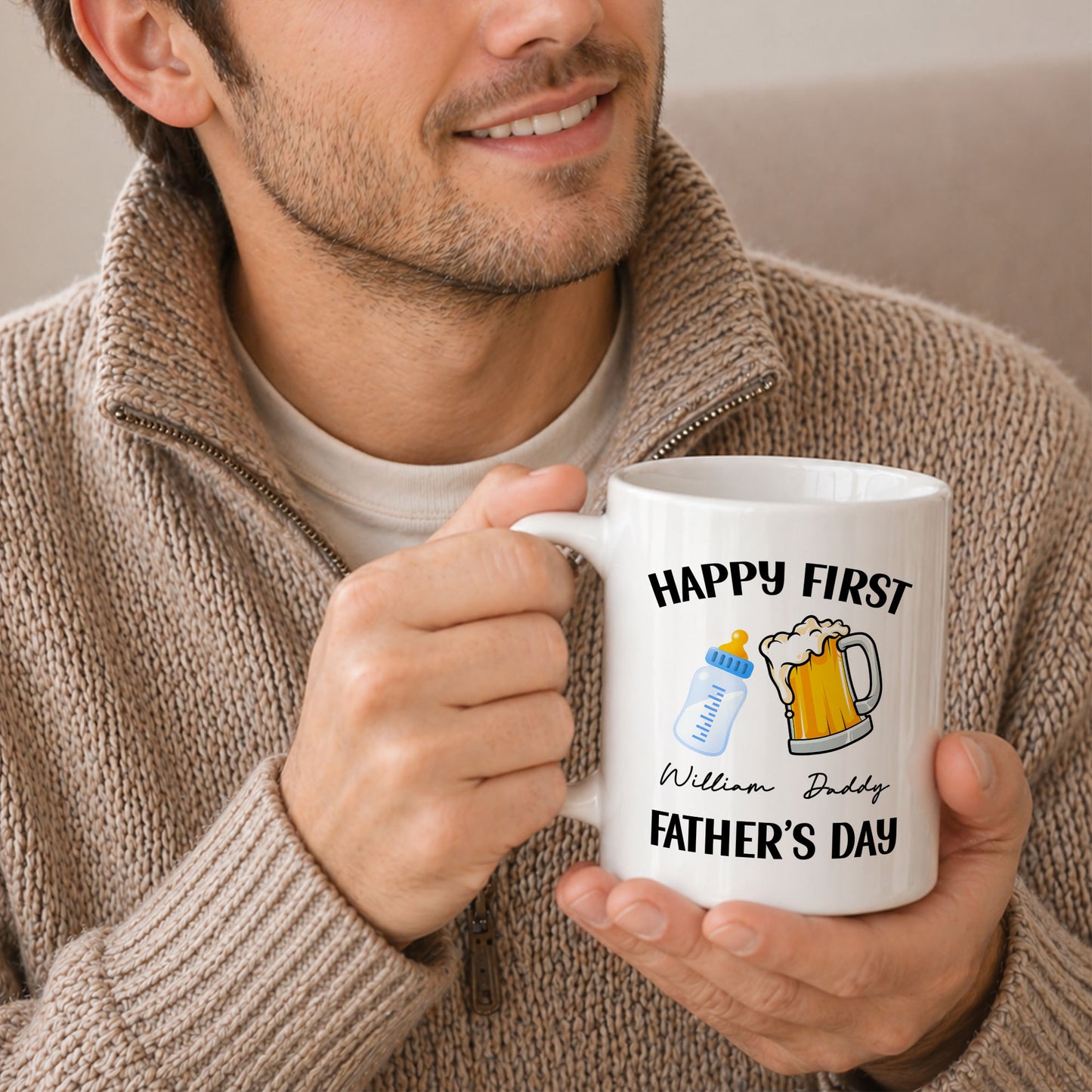 Personalized Daddy Mug – Custom Father’s Day Coffee Mug Gift