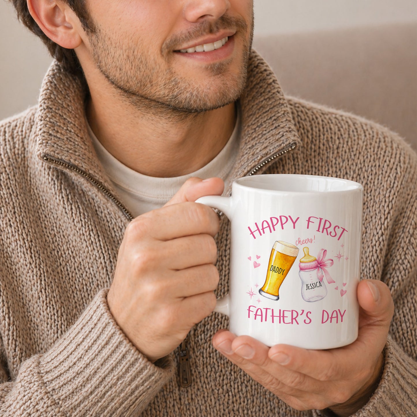 Personalized Daddy Mug – Custom Father’s Day Coffee Mug Gift