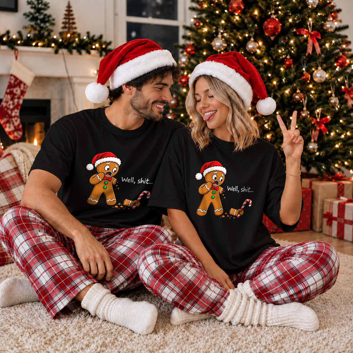 Gingerbread Christmas Sweatshirt, Funny Christmas Shirt Christmas Gift