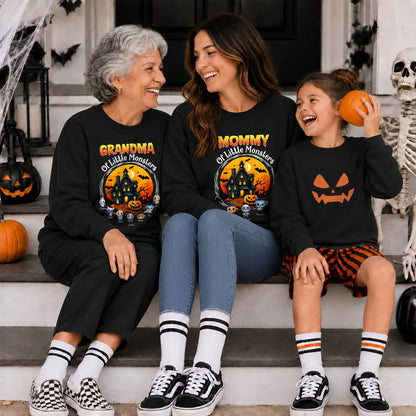 Personalized Halloween Family Shirt, Custom Characters & Names T-Shirt, Family Halloween Outfit, Cute Monster Design