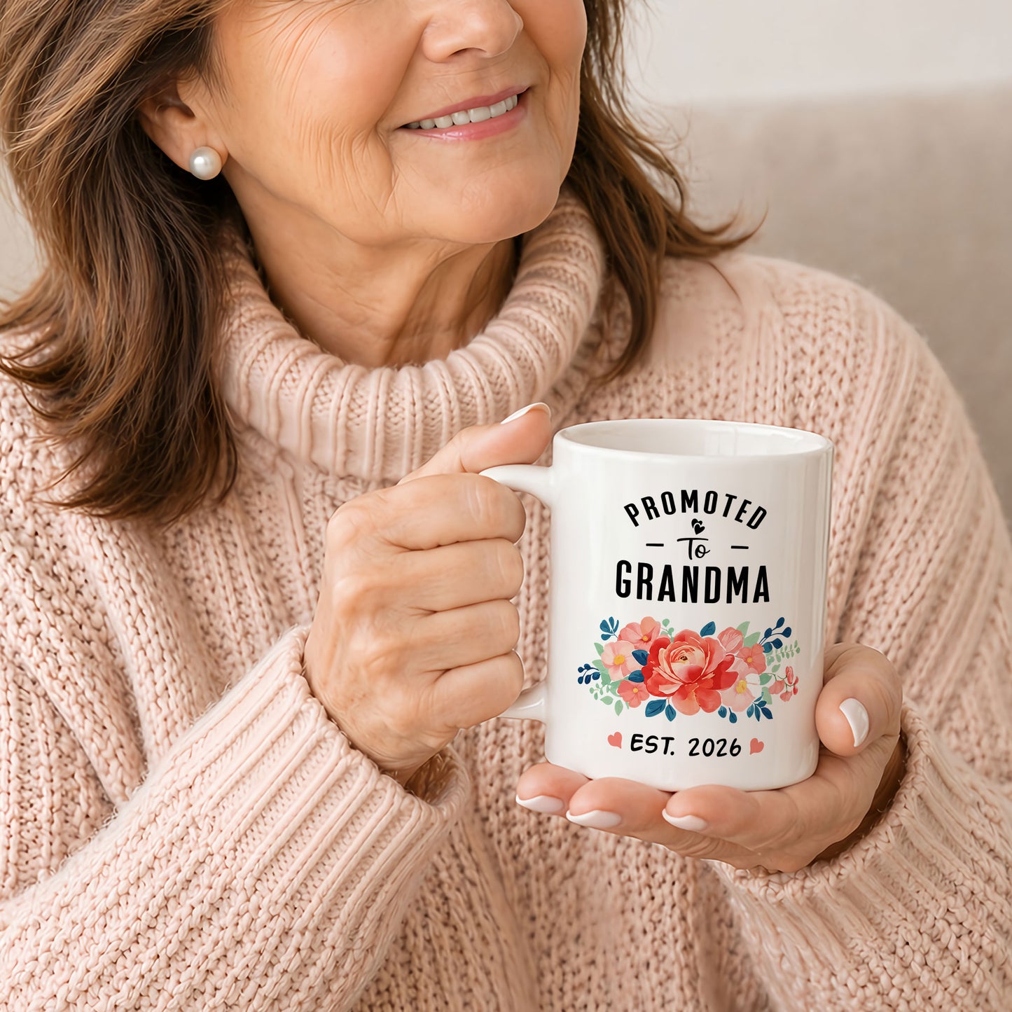 Personalized Grandma Grandpa Mug Set – Matching Coffee Mug Gift